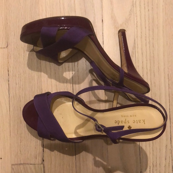 Kate Spade Purple Sandals - Picture 3 of 9